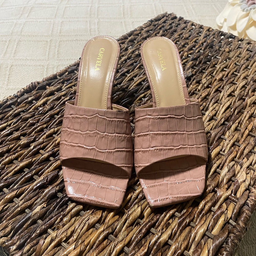 Carvela blush pink Women's Slide low heel